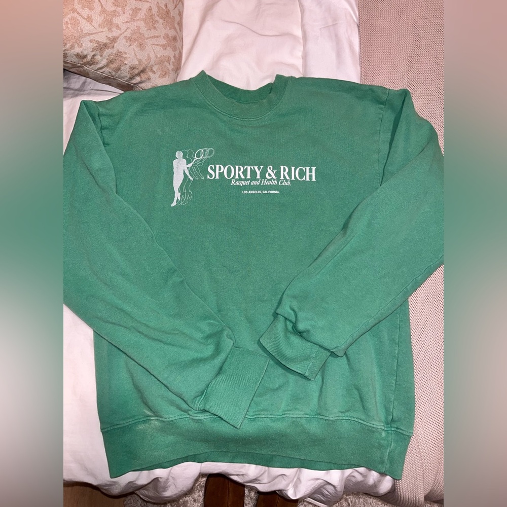 Sporty & Rich crewneck green